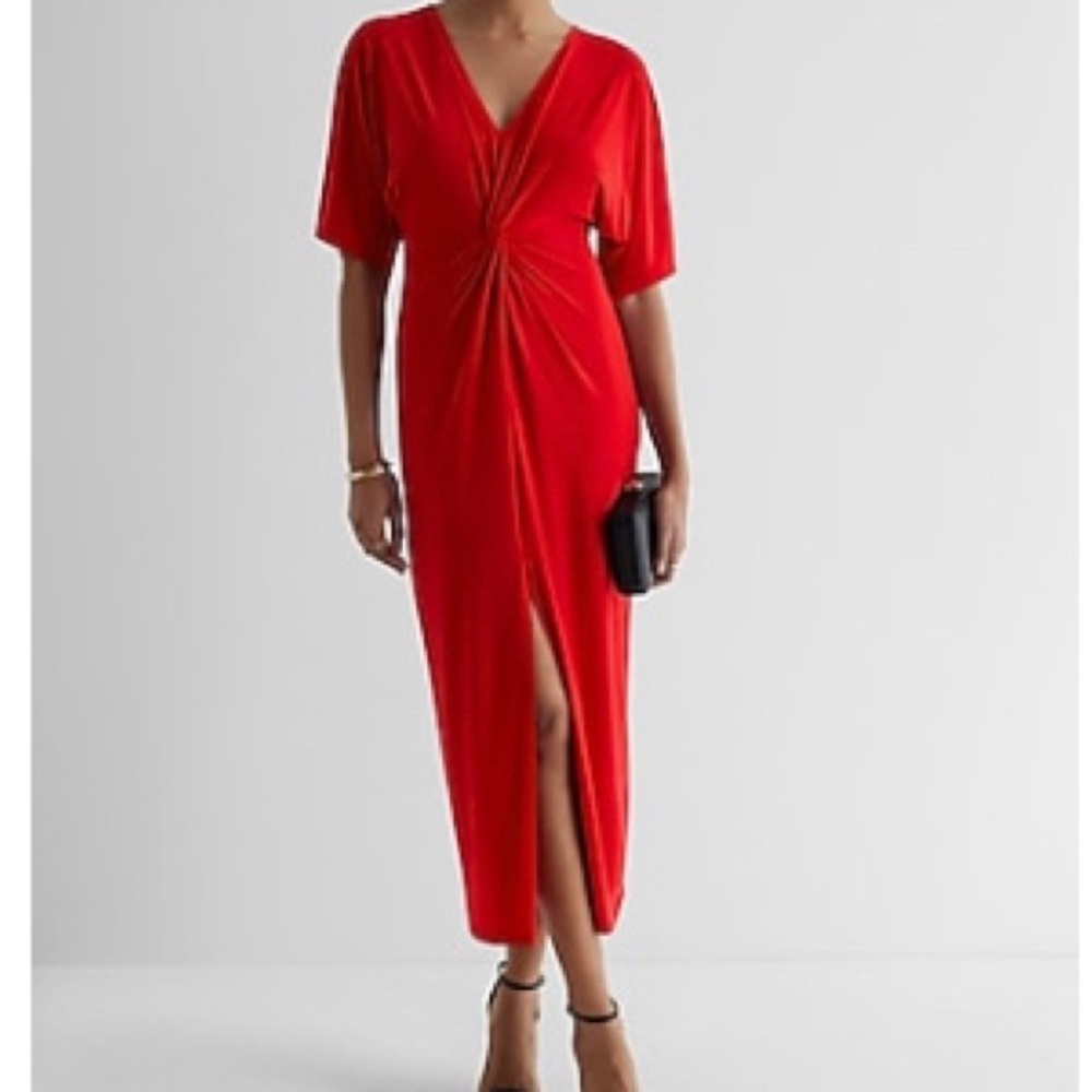 Express red dress
